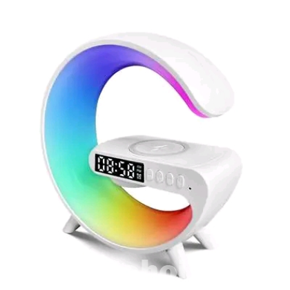 Smart Table Lamp with Wireless Charger, smart clock